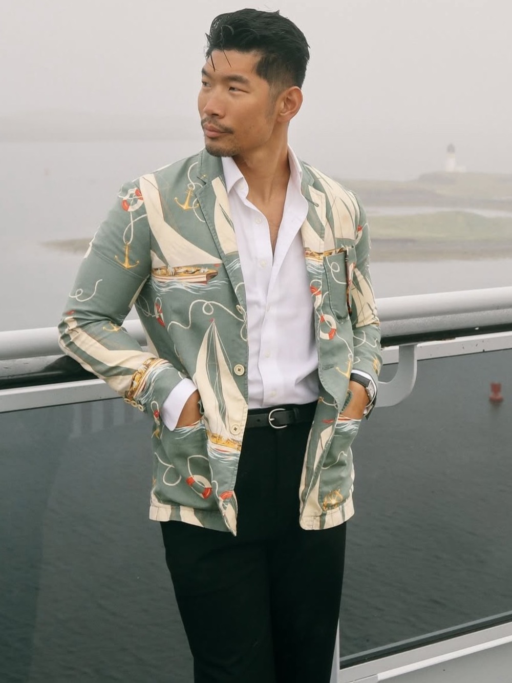 Polo Ralph Lauren vintage nautical sailboat blazer